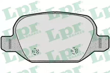Колодки тормозные дисковые LPR 05P871