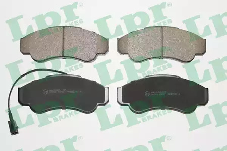 Колодки тормозные дисковые LPR 05P967