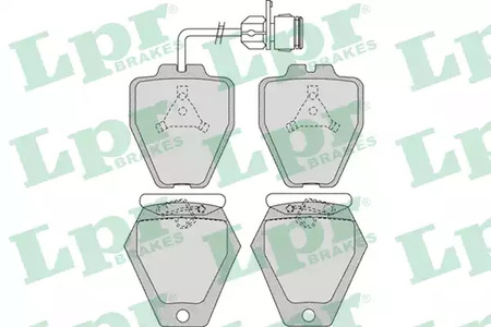 Колодки тормозные дисковые LPR 05P981