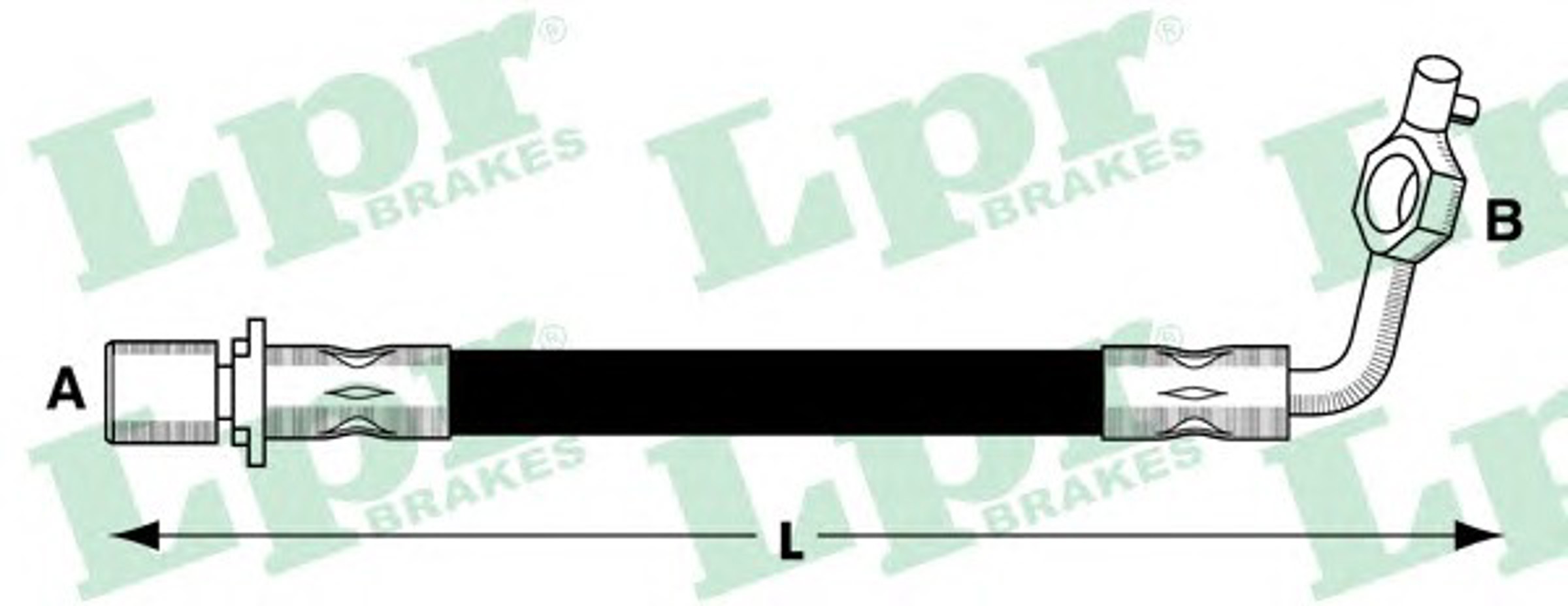 Шланг тормозной LPR 6T46833