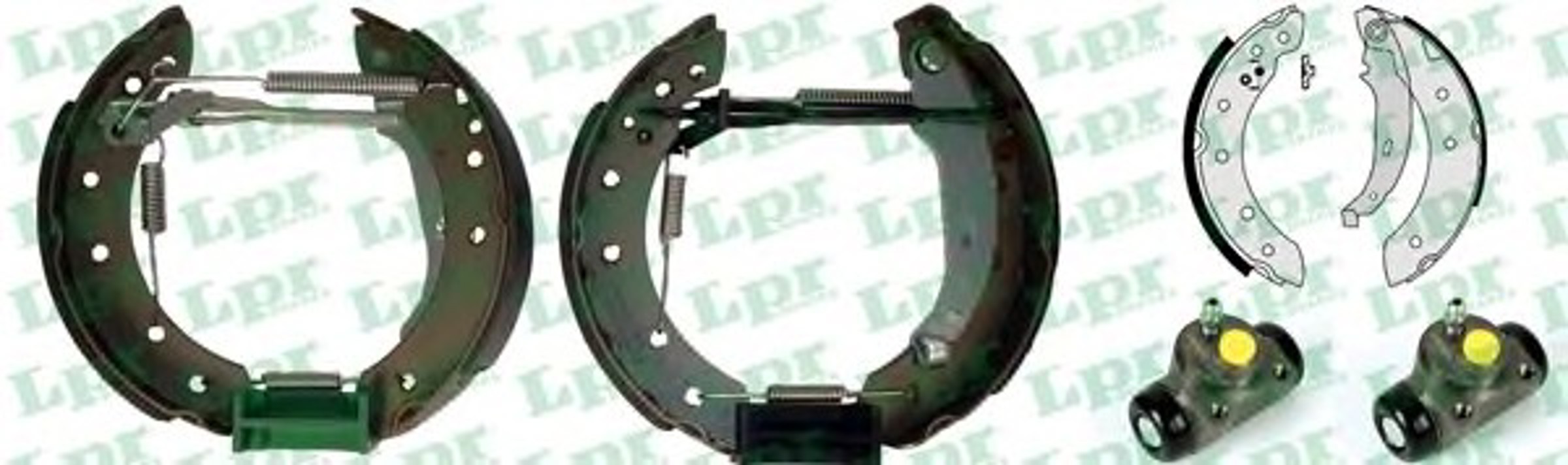 Комплект тормозных колодок LPR OEK408