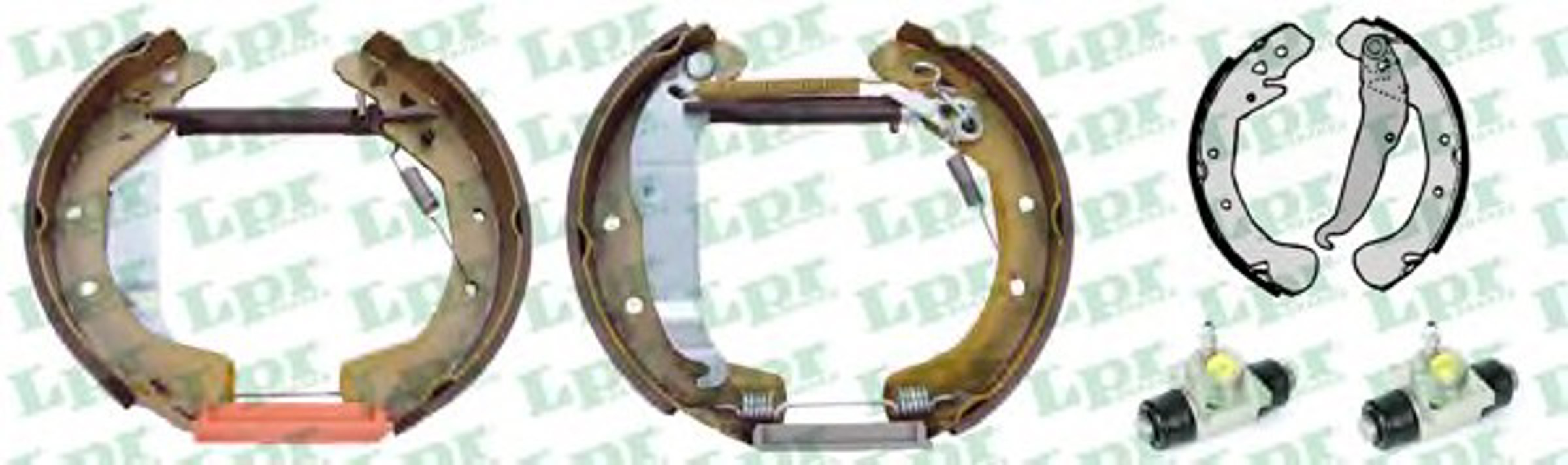 Комплект тормозных колодок LPR OEK482