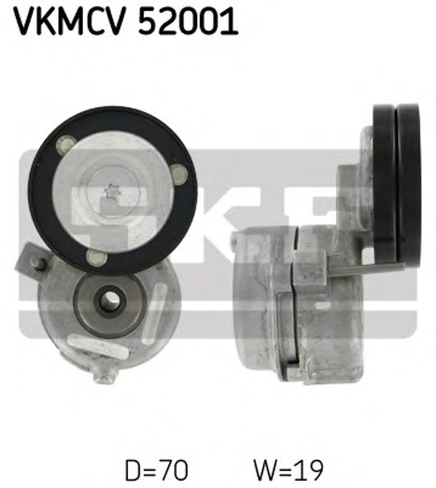 Ролик приводного ремня SKF VKMCV52001