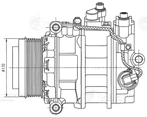 Lcac 1553 компрессор кондиционера LUZAR LCAC 1553