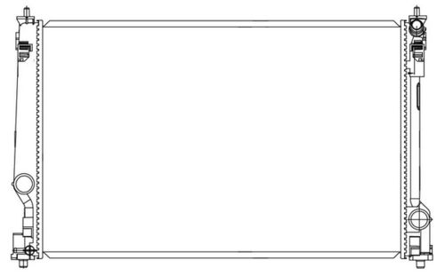 Радиатор системы охлаждения LUZAR LRc 19141