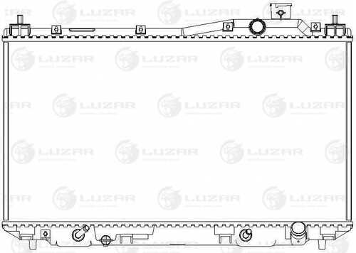 Lrc 2311 радиатор системы охлаждения LUZAR LRC 2311