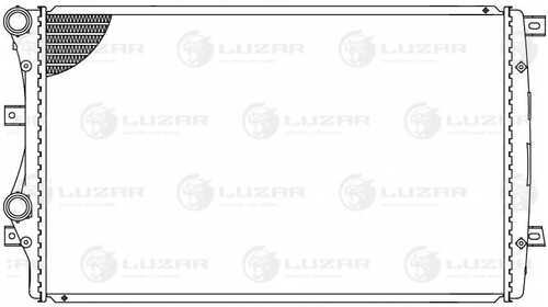 Радиатор системы охлаждения LUZAR LRc1813