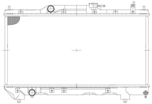 Радиатор системы охлаждения LUZAR LRc1904