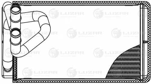 Радиатор печки LUZAR LRh1419