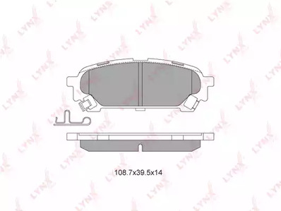 Тормозные колодки LYNXAUTO BD-7113