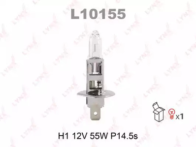 Лампа галогеновая h1 LYNXAUTO L10155