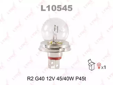 Лампа галогеновая r2 LYNXAUTO L10545