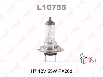 Лампа галогеновая h7 LYNXAUTO L10755