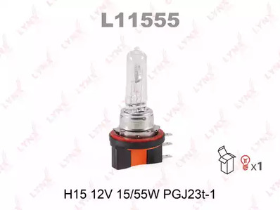 Лампа галогеновая h15 LYNXAUTO L11555