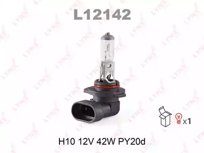 Лампа галогеновая h10 LYNXAUTO L12142