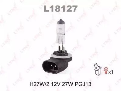 Лампа галогеновая h27/2 LYNXAUTO L18127