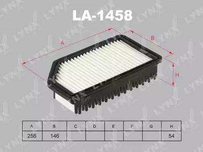 Фильтр воздушный LYNXAUTO LA-1458