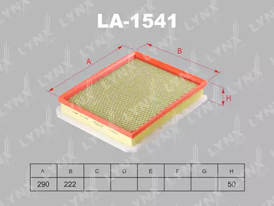 Воздушный фильтр LYNXAUTO LA-1541