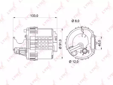 Топливный фильтр LYNXAUTO LF-364M