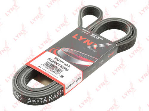 Ремень приводной поликлиновой LYNXAUTO 6DPK1825