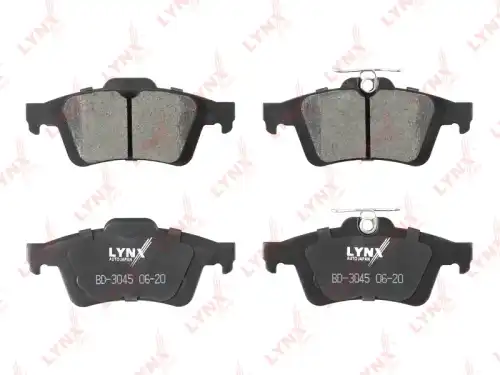 Колодки тормозные дисковые /комплект 4 шт./ LYNXAUTO BD-3045