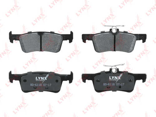 Комплект колодок для дисковых тормозов LYNXAUTO BD-6118