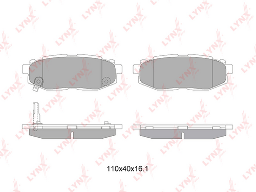 Тормозные колодки LYNXAUTO BD-7114