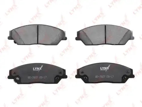 Bd-7607 колодки тормозные передние LYNXAUTO BD-7607