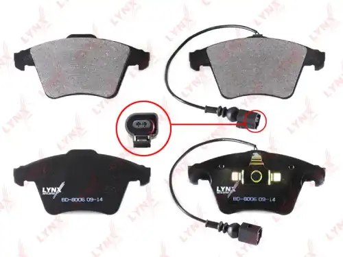 Тормозные колодки LYNXAUTO BD-8006