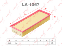 Воздушный фильтр LYNXAUTO LA-1067