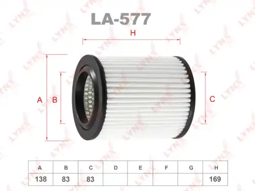 Воздушный фильтр LYNXAUTO LA-577