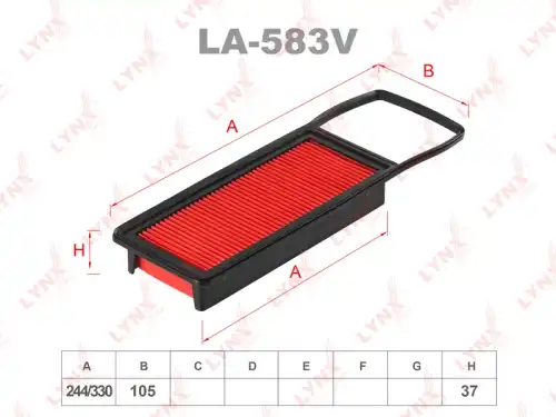 Воздушный фильтр LYNXAUTO LA-583V