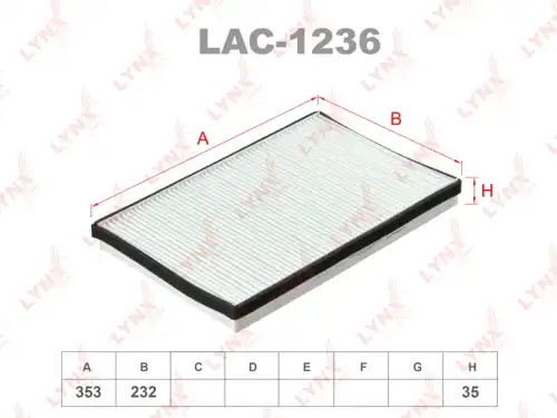 Салонный фильтр LYNXAUTO LAC-1236