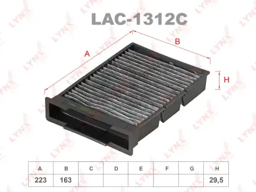 Салонный фильтр LYNXAUTO LAC-1312C
