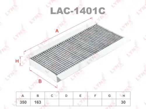 Салонный фильтр LYNXAUTO LAC-1401