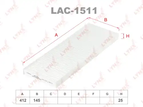 Салонный фильтр LYNXAUTO LAC-1511