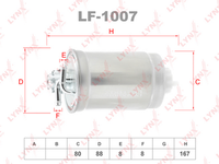 Топливный фильтр LYNXAUTO LF-1007