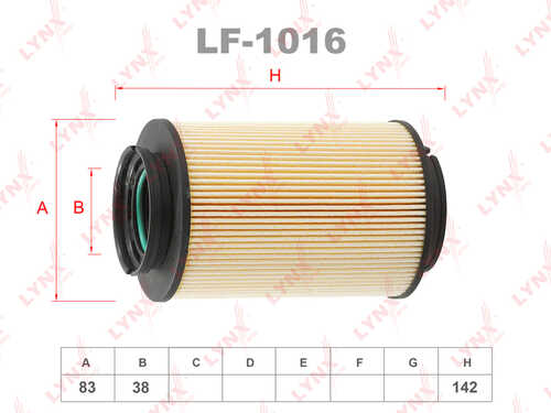 Топливный фильтр LYNXAUTO LF-1016