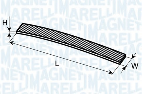 Салонный фильтр MAGNETI MARELLI 350203065080