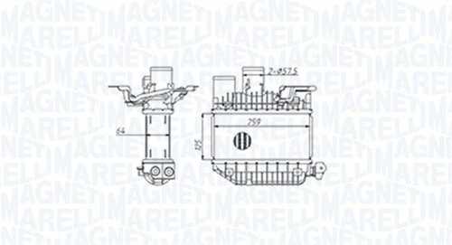 Интеркулер MAGNETI MARELLI 351319205310