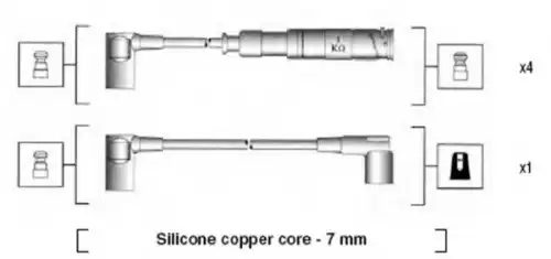 Провода зажигания MAGNETI MARELLI 941115020651