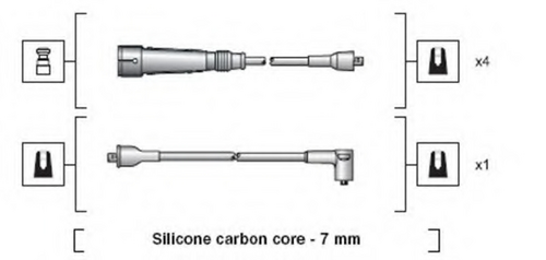Провода зажигания MAGNETI MARELLI 9413 18111112