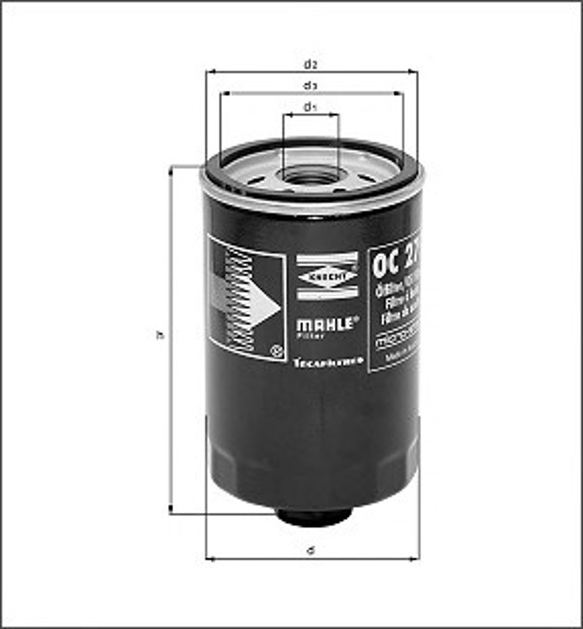 Фильтр масляный MAGNETI MARELLI 154098935870