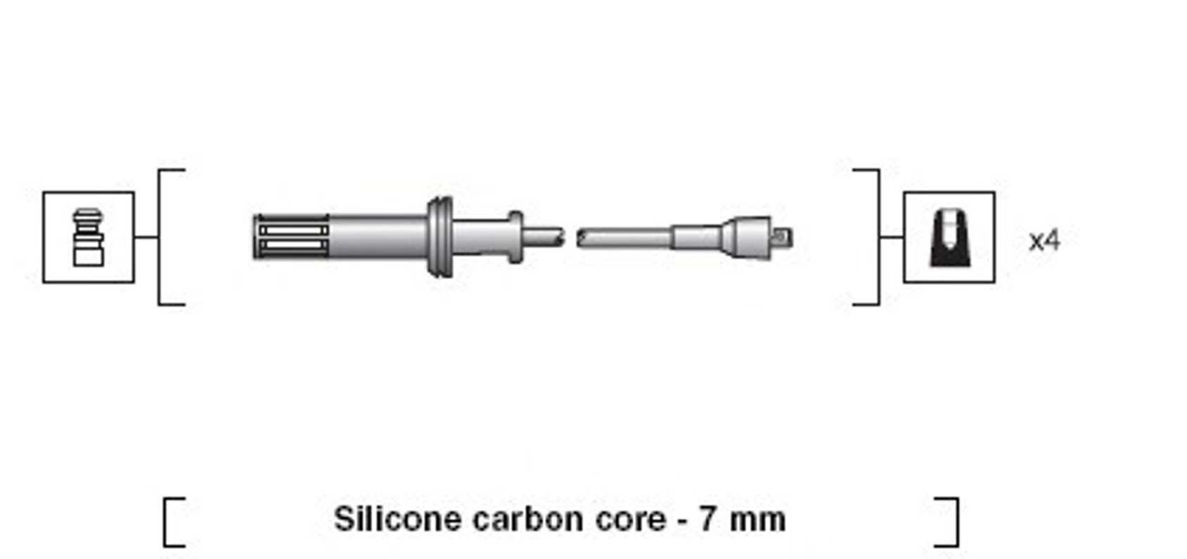 Комплект проводов зажигания MAGNETI MARELLI 941318111054