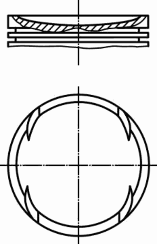 Поршень двс MAHLE/KNECHT 0014002