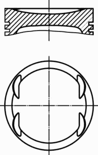 Поршень двс MAHLE/KNECHT 004 07 00