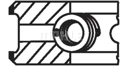005 34 n0 кольца поршневые std d102 3.5x2.5x4 MAHLE/KNECHT 005 34 N0