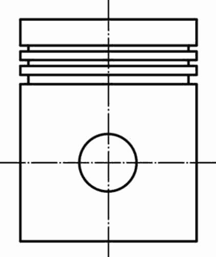Поршень двс MAHLE/KNECHT 0156800