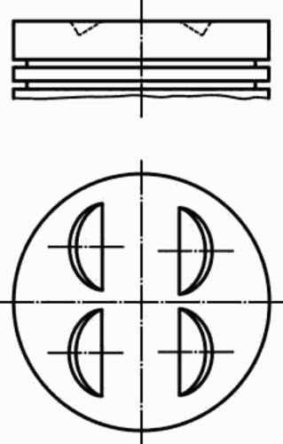 Поршень двс MAHLE/KNECHT 0831300