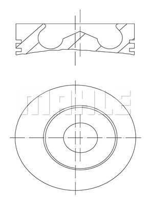 Поршень двс MAHLE/KNECHT 0999401
